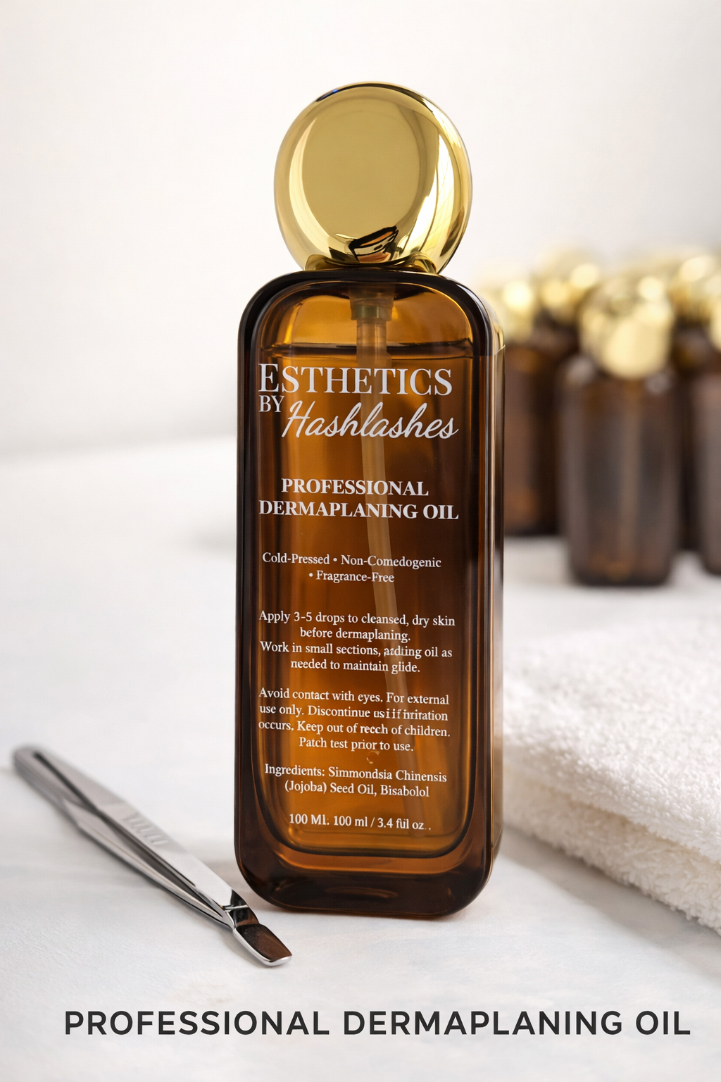 Professional Dermaplaning Oil – Esthetics by Hashlashes